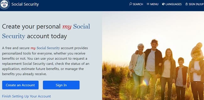crear cuenta social security usa